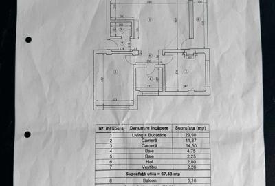 Apartament cu 3 camere decomandat în Păcii - 6