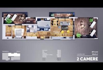 Apartament cu 2 camere, mobilat în Apărătorii Patriei - 10