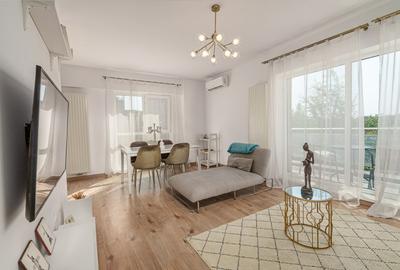 Apartament cu 3 camere semidecomandat, mobilat în Pipera - 1