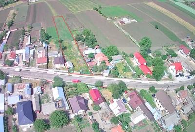 Teren intravilan 2000 mp cu front la drumul public 22 ml in Moara - 1