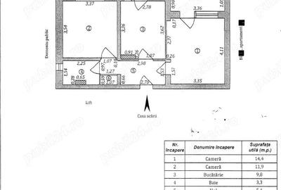 Apartament cu 2 camere decomandat în Micro 18 - 7