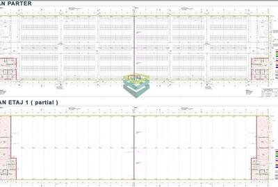 Teren de vanzare cu autorizatie pentru 2 hale - Otopeni - 10.000 mp - 18