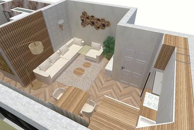 Apartament 2 camere cu terasa 54 mp de vanzare in Complexul Brubus - 3