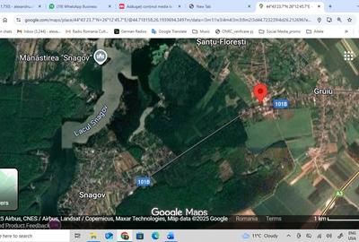 Teren intrav 2000 mp,  casa GRATIS,Padurea Snagov, asfalt, utilitatile racordate - 3