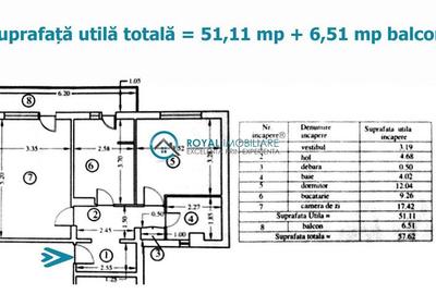 Apartament cu 2 camere decomandat, mobilat în P-ța Mihai Viteazu - 9