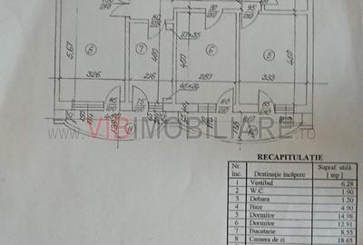 Apartament cu 3 camere decomandat, mobilat în Unirii - 15
