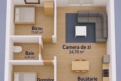 1/2 Duplex 3 camere - Direct Dezvoltator - 5