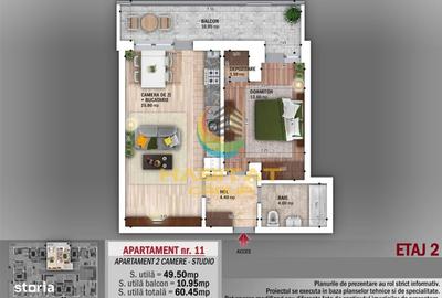 Apartament cu 2 camere în Sălăjan