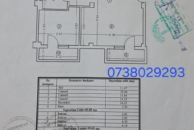 Apartament cu 3 camere decomandat în Tomis Plus - 9