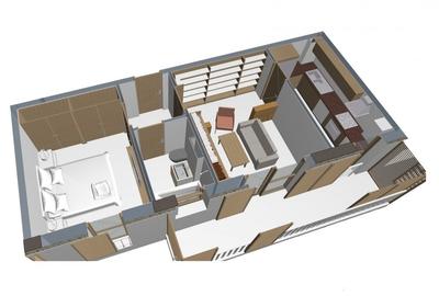 Apartament 2 camere cu terasa ansamblu rezidential nou - 8