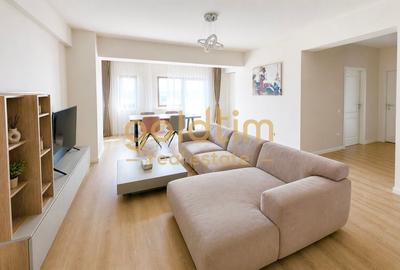 Apartament cu 3 camere decomandat, mobilat în Băneasa