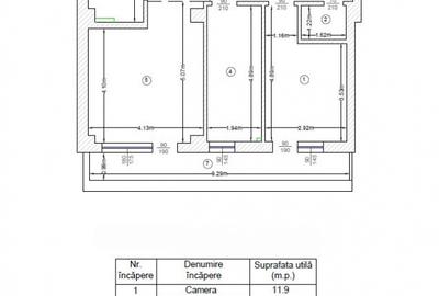 Apartament cu 2 camere decomandat în Popas Păcurari - 12