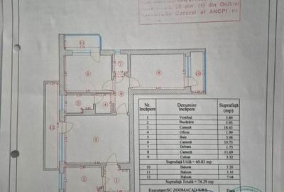 Apartament cu 3 camere semidecomandat în 1 Mai - 2
