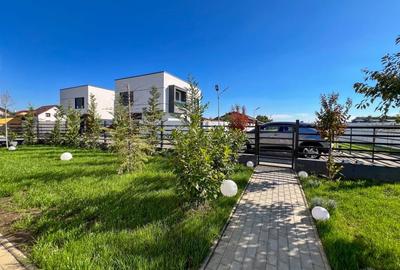 Vilă individuală elegantă, complet mobilată și utilată, lângă parcul și pădurea din Corbeanca - 38