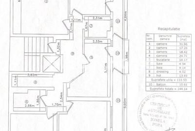 Penthouse cu 4 camere decomandat, mobilat în Dămăroaia - 15