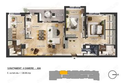 Apartament cu 4 camere decomandat în Pipera - 17
