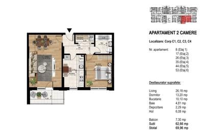 RATE LA DEZVOLTATOR  - GARSONIERE, APARTAMENTE DE 2 SI 3 CAMERE - 7