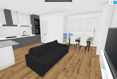 Dezvoltator 2 camere 51mp utili, gradina 35mp, Parc Circului, parcare subsol - 3