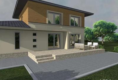 Tautii Magheraus (zona str. 4) casa noua, P+E, semifinisata, s.c.= 167mp, teren 900 mp - 2