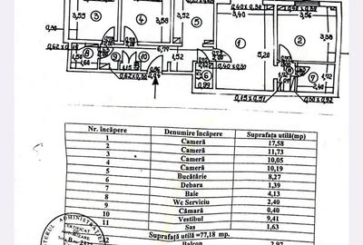 Rahova Margeanului apartament 4 camere cu centrala proprie, bloc izolat termic - 12