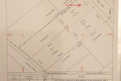Mogosoaia-Str Ariei teren intravilan  construibil 411mp cu deschidere 14.11ml - 3