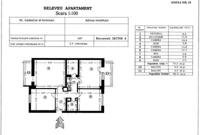 Oltenitei-Romprim,10min metrou si mall sun plaza,82mp,an 1986! - 10