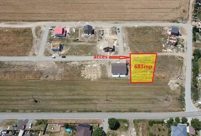 Teren de vânzare - 681 mp în Bucovăț | Utilități | 65EUR/mp+TVA - 4
