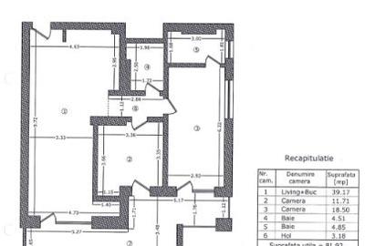 Proprietar, vand apartament 3 camere, parcare