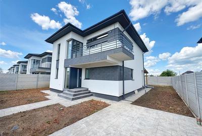 <Vila individuala P+1E> 5 camere 2 bai + dressing 153mp utili teren 360mp - 1