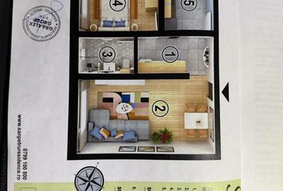 Apartament cu 2 camere în Sânpetru