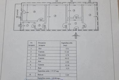 Apartament cu 3 camere semidecomandat, mobilat în Precista - 10