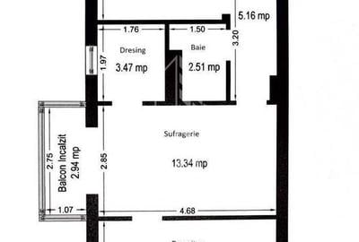 Apartament cu 2 camere semidecomandat, mobilat în Dacia - 3