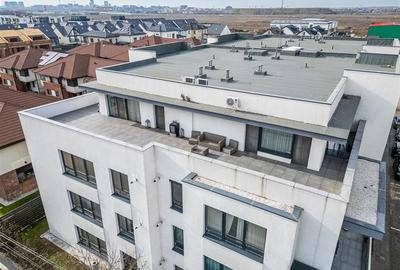 Penthouse cu 3 camere semidecomandat, mobilat în Pipera - 21