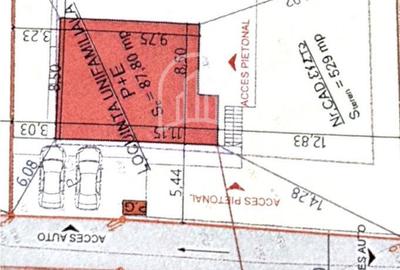 Teren de 529 mp, în Florești