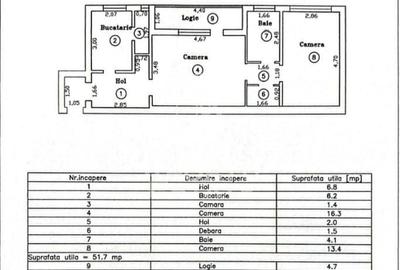 Apartament cu 2 camere semidecomandat în Gheorghe Lazăr - 11