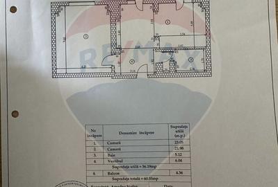 Apartament cu 2 camere semidecomandat, mobilat în P-ța Muncii - 14