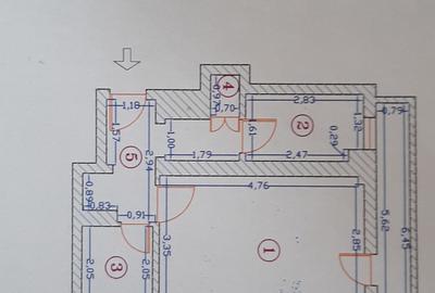 Garsoniera decomandata 4/10, bloc mixt c-tie 1980, 39mp. - 9