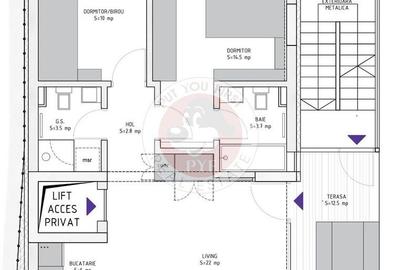 Apartament cu 3 camere, mobilat în Dorobanți - 2