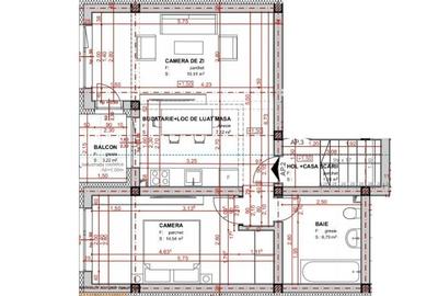 Apartament cu 2 camere în Apahida
