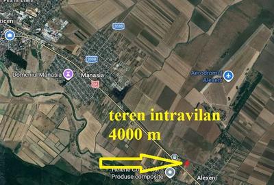 Teren de 4000 mp, în Alexeni