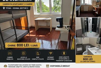 Apartament cu 3 camere decomandat în Titan