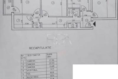 Apartament cu 3 camere decomandat în Dorobanți