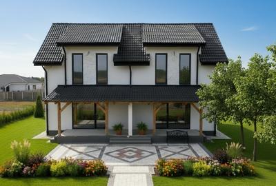 Duplex cu 4 camere cu Teren 270 Mp în Moșnița Veche - 11