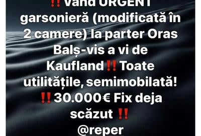 Garsonieră nedecomandată în Central - 1