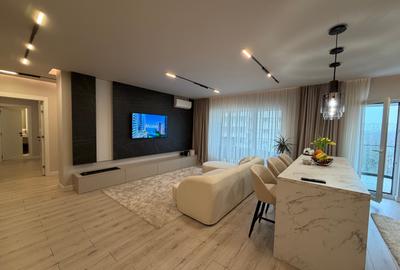 Apartament cu 3 camere decomandat, mobilat în Lacul Tei