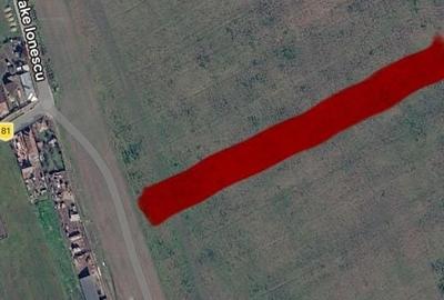 Teren de 3800 mp, în Rovine