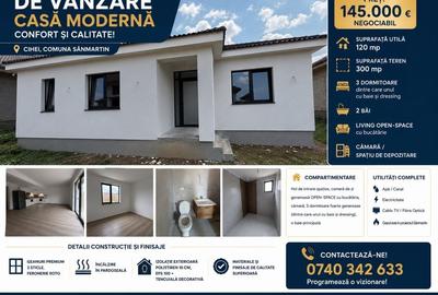 Casă cu 3 camere în Cihei