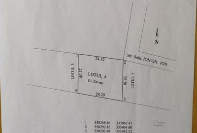 Teren Construcții intravilan de 520 mp, în Văcăresti