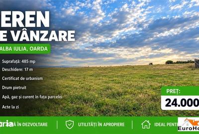 Teren de 485 mp, în Central