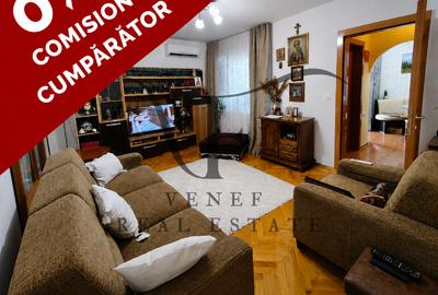 Apartament cu 3 camere semidecomandat în Obor